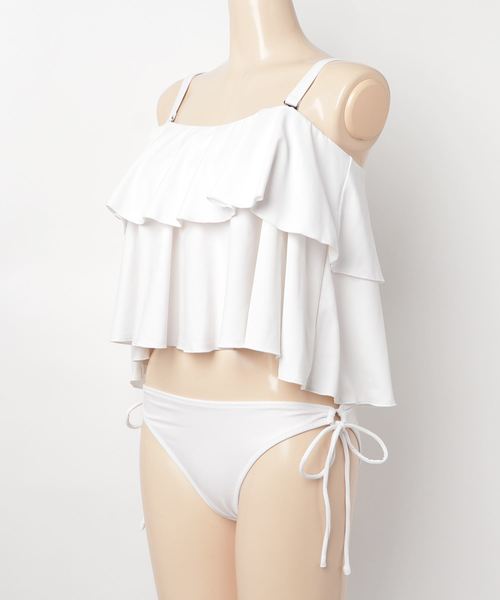 Lace Ladies（レースレディース） 水着 体型カバー フリルカバーアップ