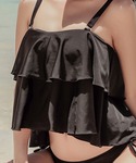 水着 体型カバー フリルカバーアップタンキニ・...の詳細画像4