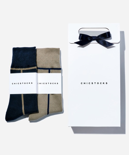 CHICSTOCKS（シックストックス） 靴下 ソックス 2足ギフトバッグ