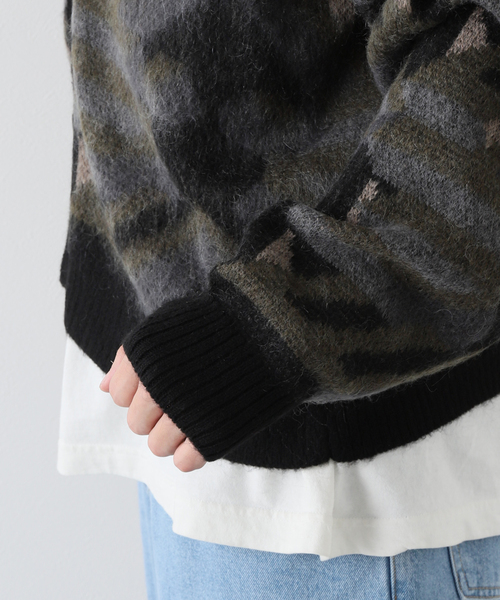 Evisen Skateboards カーディガン 【EVISEN / エビセン】EVIJO MOHAIR