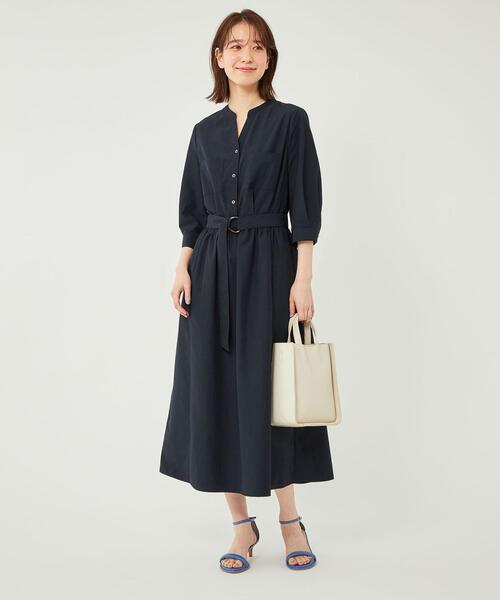 ワンピース ポケット スキッパー ベルト ワンピース ワンピース ポケット スキッパー ベルト green label