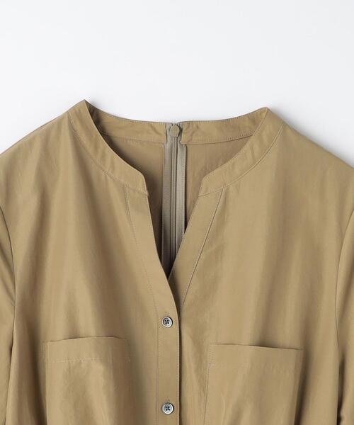 ワンピース ポケット スキッパー ベルト ワンピース ワンピース ポケット スキッパー ベルト green label