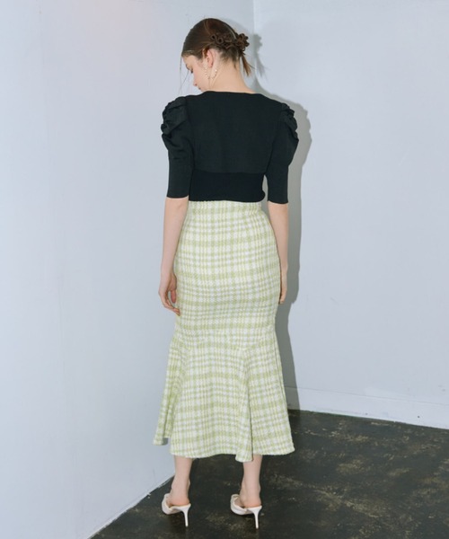 EIMY ISTOIRE（エイミーイストワール） スカート スプリングツイード