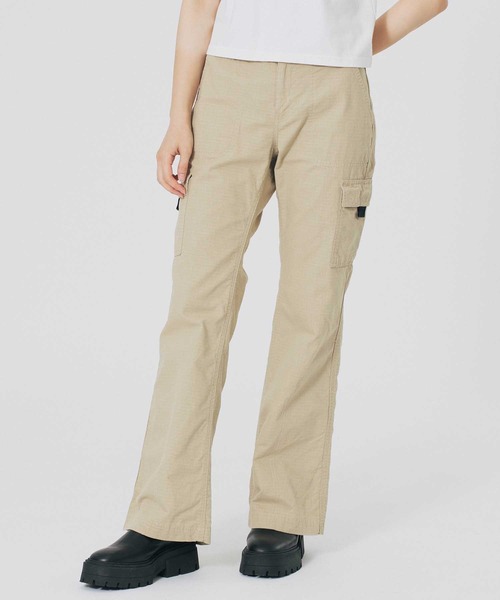 X-girl パンツ MILITARY FLARE PANTS レディース : ZOZOTOWN