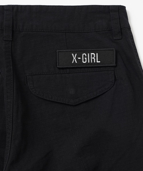 X-girl パンツ MILITARY FLARE PANTS レディース : ZOZOTOWN