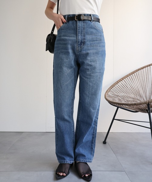 THE SHISHIKUI ブラウン ストレートデニム BASIC JEANS / BROWN – SHISHIKUI