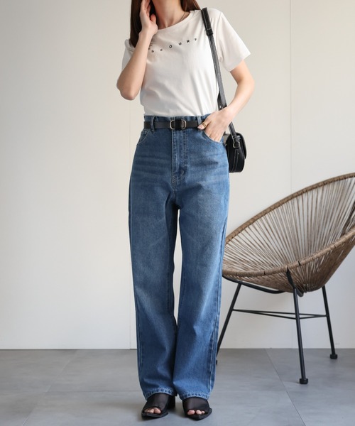 ブラウンデニムパンツ レディース SIZE 23 (XS以下) THE