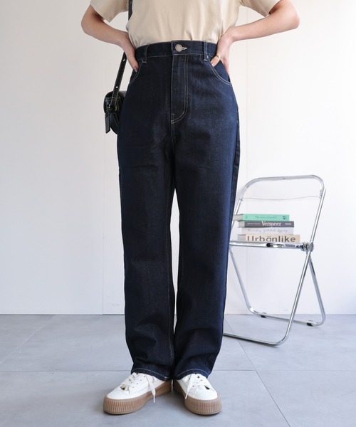 high waist flare denim（ハイウエストフレアデニム）（デニム