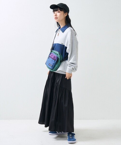 トレーナー スウェット TOWN CRAFT × FREAK'S STORE/タウンクラフト  別注 ポロ 配色 スウェット レディース FREAK'S STORE トレーナー スウェット TOWN CRAFT × STORE