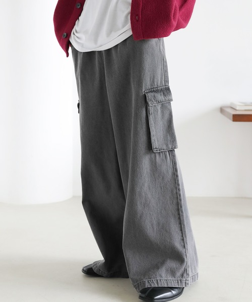 FREAK'S STORE｜ワイドシルエット カーブ デニムパンツ 24AW