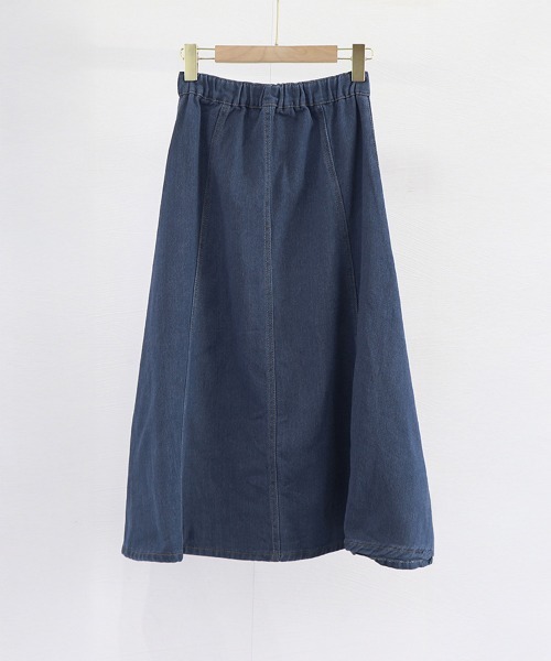【極美品】MOSCHINOJEANS　ロングスカート　デニム生地　Mサイズ MADE] Halfi デニムロングスカート - MAYBINS | 60% - アジア