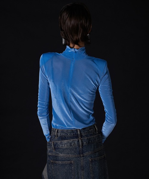 PRANK PROJECT フロッキーチュールタートルトップ Flocky Tulle Turtle Top