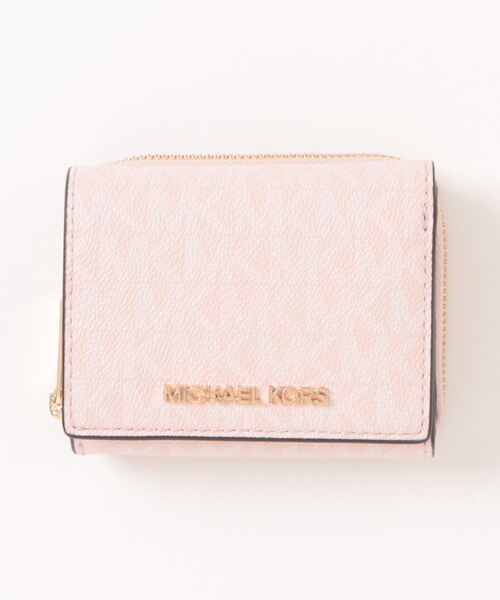 MICHAEL KORS レディース三つ折財布（色：ピンク系）｜財布