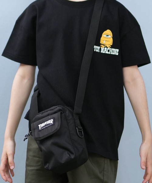 THRASHER（スラッシャー） ポーチ キッズ バック BAG ミニショルダー
