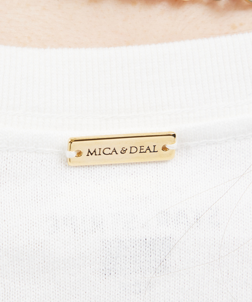 tシャツ 「MICA＆DEAL × STAR＆STRIPE」CAROLINA ロゴTシャツ レディース STAR&STRIPE tシャツ 「MICA＆DEAL × STAR＆STRIPE」CAROLINA