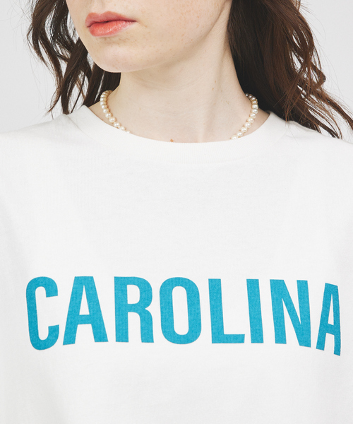tシャツ 「MICA＆DEAL × STAR＆STRIPE」CAROLINA ロゴTシャツ レディース STAR&STRIPE tシャツ 「MICA＆DEAL × STAR＆STRIPE」CAROLINA