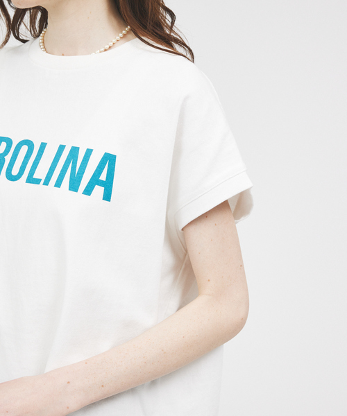 tシャツ 「MICA＆DEAL × STAR＆STRIPE」CAROLINA ロゴTシャツ レディース STAR&STRIPE tシャツ 「MICA＆DEAL × STAR＆STRIPE」CAROLINA