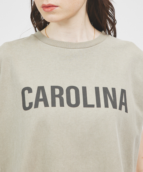 tシャツ 「MICA＆DEAL × STAR＆STRIPE」CAROLINA ロゴTシャツ レディース STAR&STRIPE tシャツ 「MICA＆DEAL × STAR＆STRIPE」CAROLINA