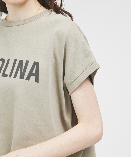 tシャツ 「MICA＆DEAL × STAR＆STRIPE」CAROLINA ロゴTシャツ レディース STAR&STRIPE tシャツ 「MICA＆DEAL × STAR＆STRIPE」CAROLINA