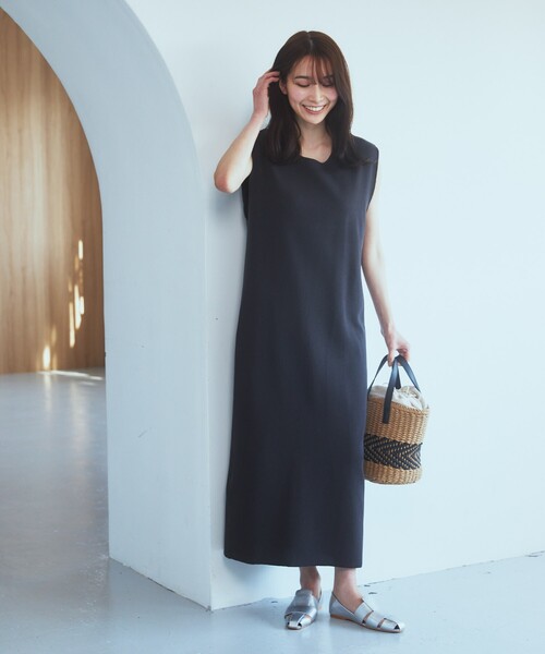 セットスーツ メッシュガーゼ ラップセーター ワンピ チュチュ THE SHOP TK ワンピース 「セットアイテム」メッシュニット
