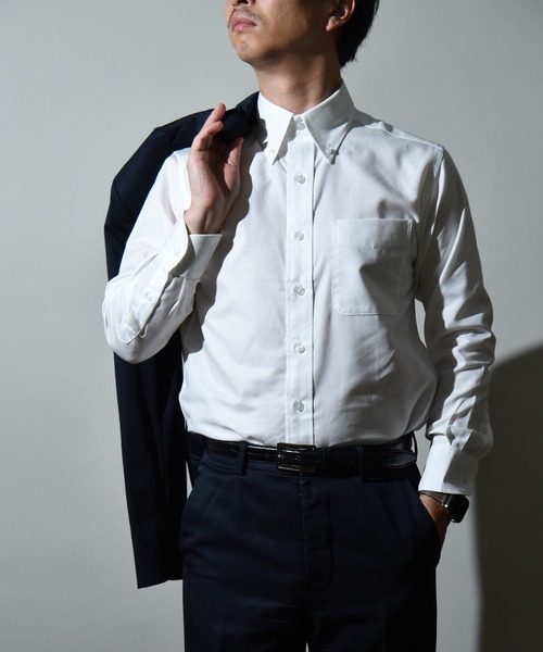 フォーマル シャツ 1-4C1  長袖 ボタンダウンシャツ ビジネス  ビッグサイズYシャツ メンズ レディース | CALIFORNIA OUTFITTERS | 13