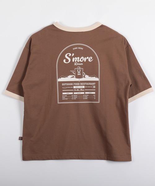 カットソー S'more diner ringer T-shirt gry S'more tシャツ diner ringer T-shirt レディース メンズ