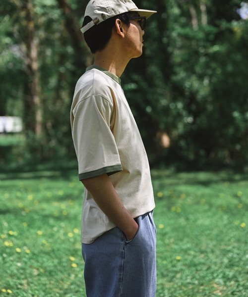 カットソー S'more diner ringer T-shirt gry S'more tシャツ diner ringer T-shirt レディース メンズ