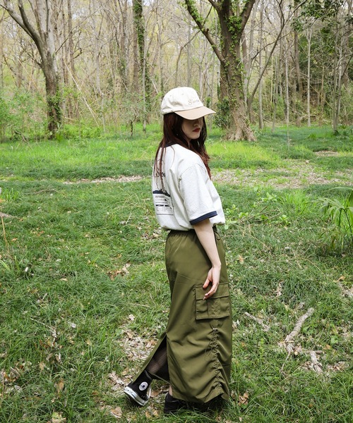 カットソー S'more diner ringer T-shirt gry S'more tシャツ diner ringer T-shirt レディース メンズ