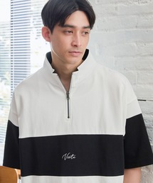 tシャツ パネルハーフZIPロゴT / 127463 メンズ｜ZOZOTOWN Yahoo!店