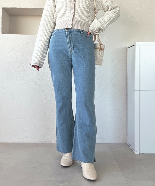 apres jour（アプレジュール） ジーンズ デニム デニムパンツ アシメ