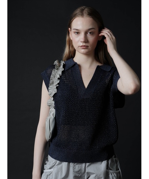 ベスト/ジレ Knit Vest ベスト ジレ GLITTER KNIT VEST レディース : ZOZOTOWN Yahoo!店