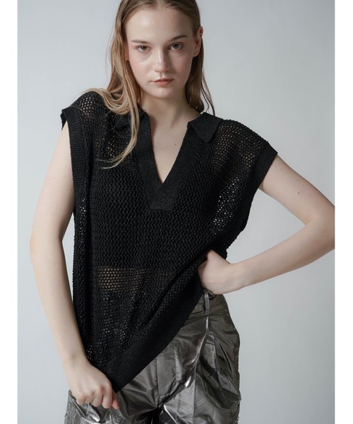 ベスト/ジレ Knit Vest ベスト ジレ GLITTER KNIT VEST レディース : ZOZOTOWN Yahoo!店