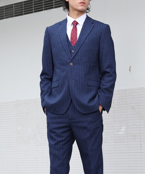 【再値下げ】新品・未開封　Cloudstyle ネイビー スリーピーススーツ 再値下げ】新品・未開封 Cloudstyle ネイビー スリーピーススーツの