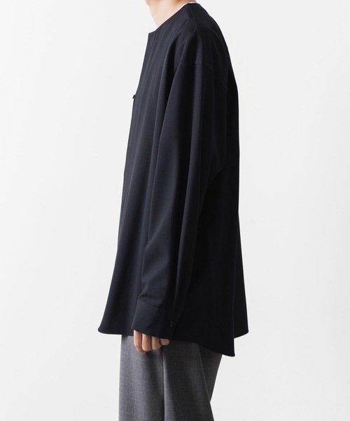 ATTACHMENT（アタッチメント） シャツ 2/90 ウール トロピカル カラー