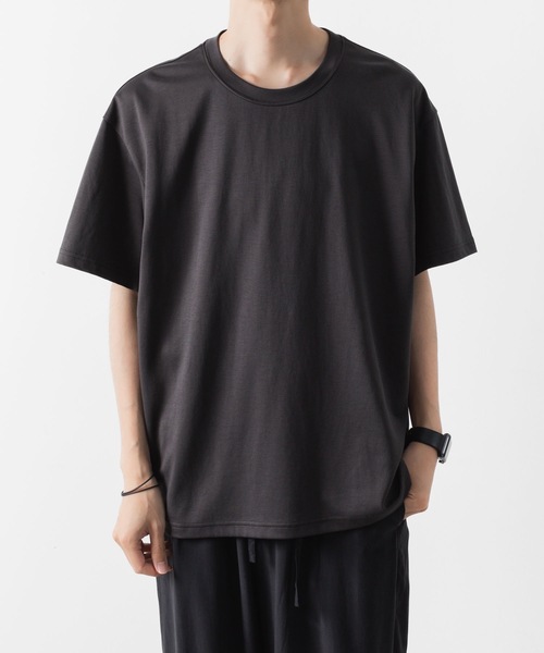 ATTACHMENT tシャツ コットン ダブルフェイス オーバーサイズド