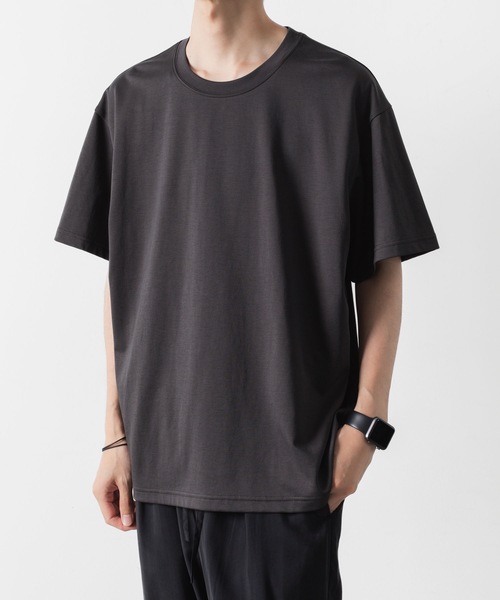 ATTACHMENT tシャツ コットン ダブルフェイス オーバーサイズド