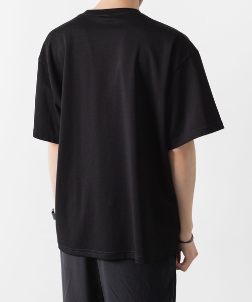 ATTACHMENT tシャツ コットン ダブルフェイス オーバーサイズド