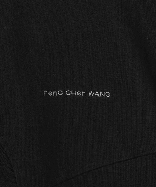 tシャツ Feng Chen Wang PANELLED COLLAR T-SHIRT FF12TSH713B レディース Feng Chen Wang tシャツ PANELLED COLLAR T-SHIRT FF12TSH713B