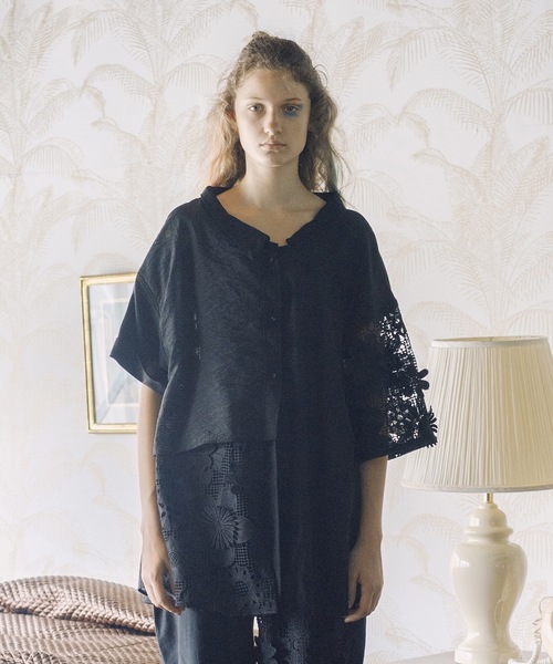 ブラウス シャツ Freehands Patern Shirt レディース メンズ