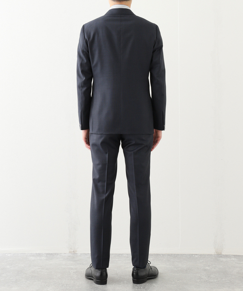 セレモニースーツ セットアップ D.OLIVER ダブルブレスト 6ボタン スーツ DORMEUIL メンズの画像