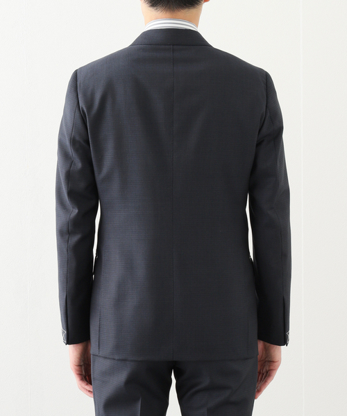 セレモニースーツ セットアップ D.OLIVER ダブルブレスト 6ボタン スーツ DORMEUIL メンズの画像