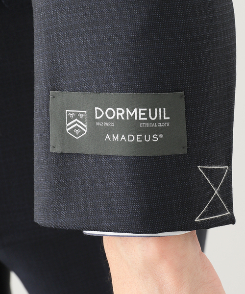 セレモニースーツ セットアップ D.OLIVER ダブルブレスト 6ボタン スーツ DORMEUIL メンズの画像