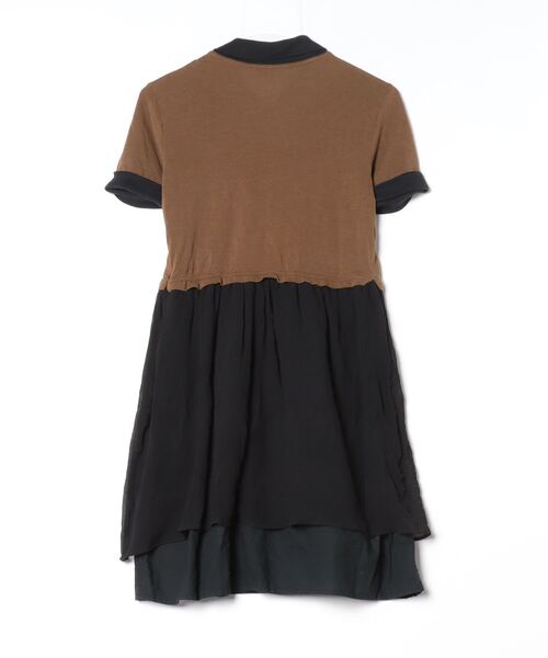 CARVEN」 ドッキングワンピース M ブラウン レディース : 87816336 