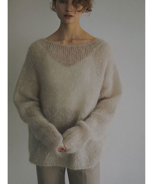 HER.完売　モヘアメッシュプルオーバー モヘアメッシュプルオーバー | Knit | HER. Online Store