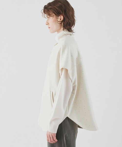 ベスト ジレ パウダースノー クルーネックベスト レディース GALERIE VIE ベスト ジレ パウダースノー クルーネックベスト