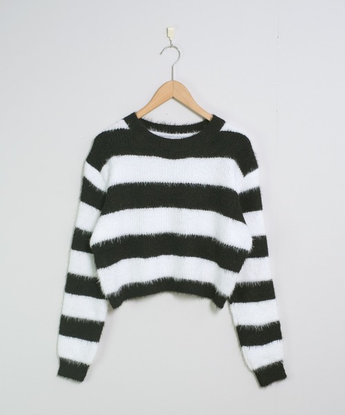 shopnikoniko（ショップにこにこ） ニット セーター ショート丈