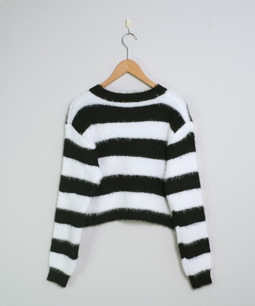 shopnikoniko（ショップにこにこ） ニット セーター ショート丈