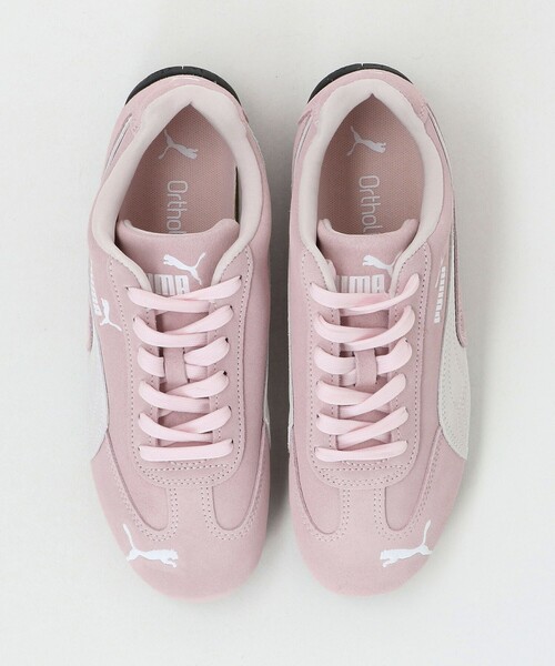 487 ネイビー×ピンクテープPUMA縦縞サイドラインY2Kレトロスポーティ S PUMA SPEEDCAT OG BLACK / PINK プーマ スピードキャット