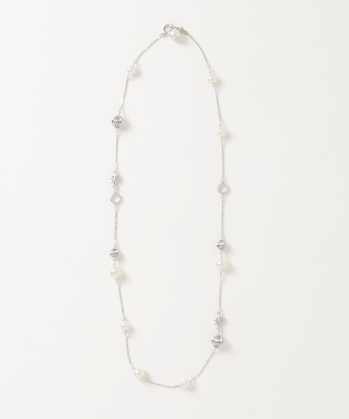 LANVIN en Bleu ネックレス パール ロングネックレス レディース