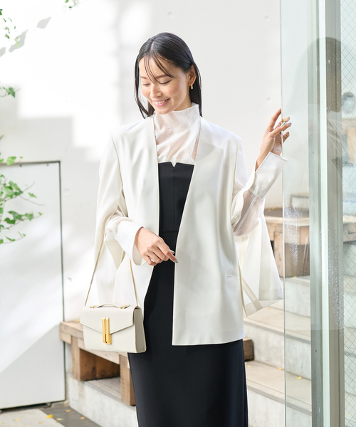 Rouge vif ジャケット ノーカラージャケット ノーカラースリット